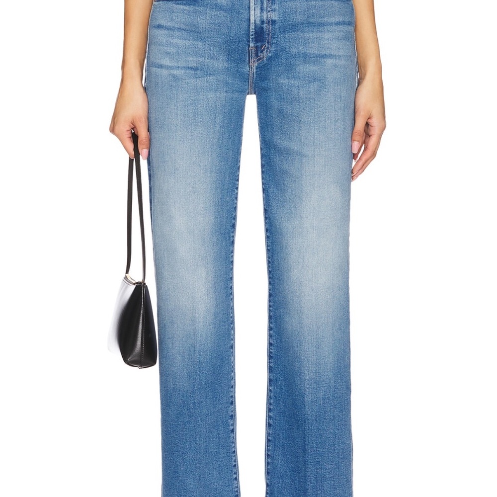 MOTHER jeans - The Rambler Zip Flood - Read between the lines color